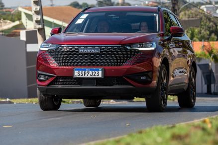 Modelo Haval H6 HEV One, lanado pela montadora GWM e que est sendo comercializado em Cuiab