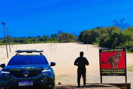 Ona foi avistada na praia de Daveron, em Cceres 