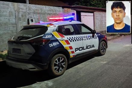PM foi acionada para atender a ocorrncia do homicdio de Lucas (em detalhe)