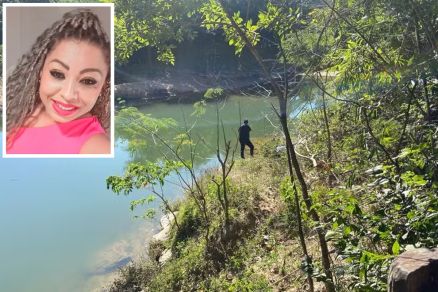 Helenice de Oliveira Freitas (detalhe), que morreu ao salvar a filha