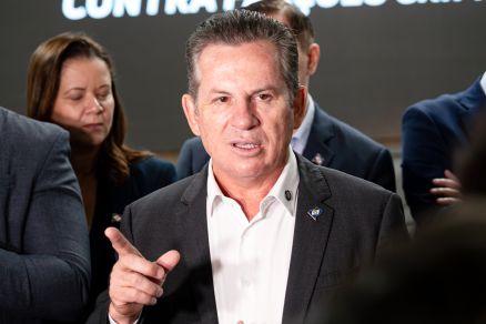 O governador Mauro Mendes  um dos principais cotados para ser candidato ao Senado