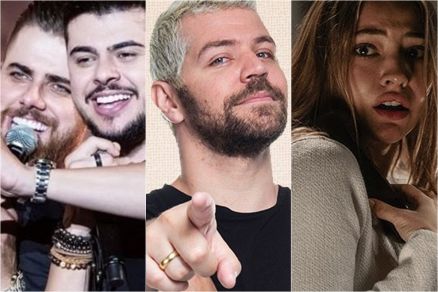 A dupla sertaneja Z Neto e Cristiano; o comediante Victor Sarro e estreia 