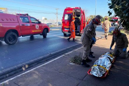 Corpo de Bombeiros foi acionado para socorrer as vtimas