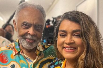 Gilberto Gil e a filha Preta Gil