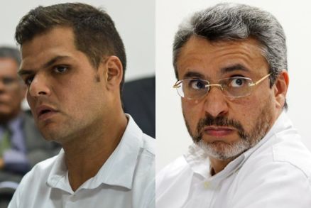 O delator Filinto Mller e o empresrio Alan Ayoub Malouf 