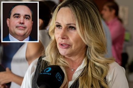A juza Clia Regina Vidotti, que homologou o acordo do ex-procurador-geral de Cuiab, Fernando Biral (detalhe)