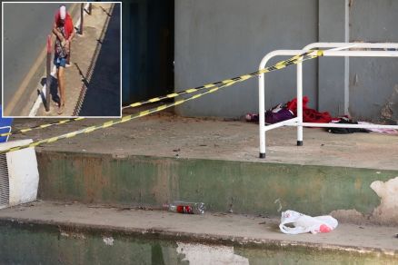 Solange Sobrinho (detalhe) foi encontrada morta nas dependncias da UFMT