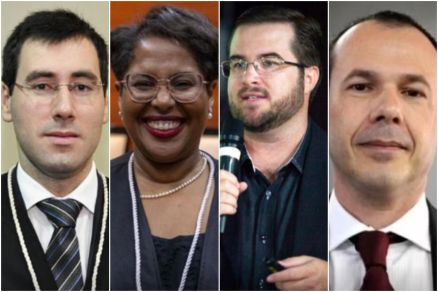 Juzes Renato Costa Filho, Tatiana Batista, Anderson Candiotto e Lcio Amarante