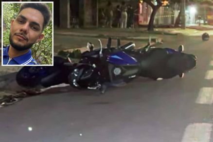 Fabrcio Pivoto (detalhe) morreu ainda no local do acidente, em Sinop 