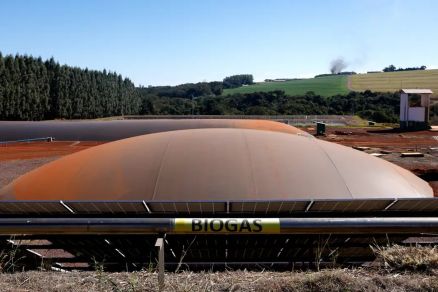Usina de biogs e biometano dentro da usina hidreltrica de Itaipu, em Foz do Iguau