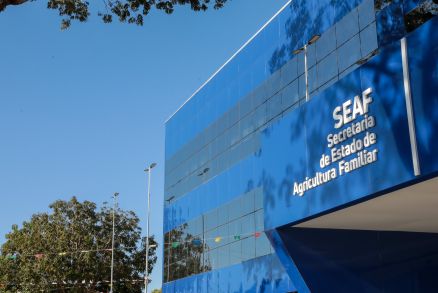 Fachada da Secretaria de Estado de Agricultura Familiar (Seaf) e Empaer 