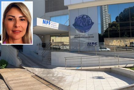 No detalhe, Ana Paula Parizotto, uma das suspeitas de participar de suposto esquema na Unimed Cuiab