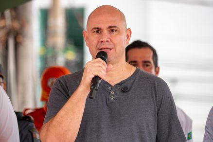 O prefeito de Cuiab, Abilio Brunini, que defendeu escolas cvico-militar