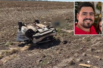 Agrnomo morre aps capotar carro ao desviar de ema 