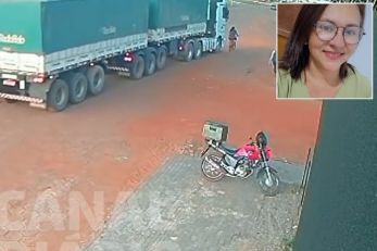 Professora morre aps ser atropelada por carreta em MT; veja 