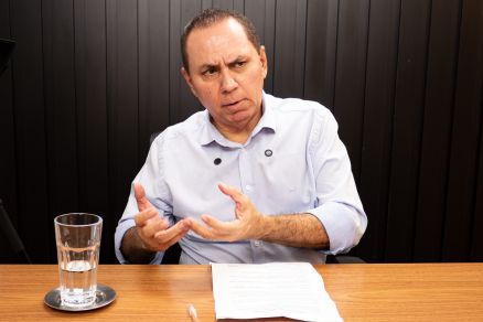 O vereador Dilemrio Alencar, que  lder do prefeito Abilio Brunini