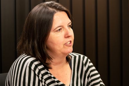 A professora de geografia da UFMT, Giseli Dalla Nora, que falou sobre ameaas no Pantanal 