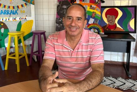 O professor Svio Brito, que  presidente do Instituto Jej de Oy