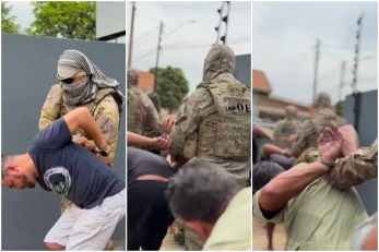 Vdeo mostra priso de quadrilha que assaltou agncia; veja
