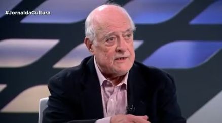 Jornalista J.R.Guzzo durante participao na TV Cultura