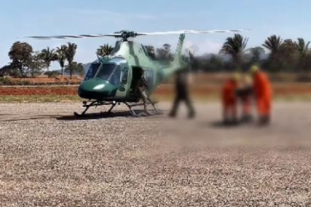 O Corpo de Bombeiros tentou reanimar a vtima, que faleceu no hospital 