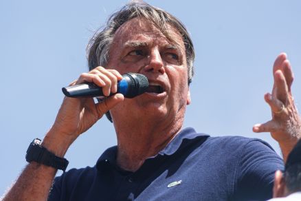 O ex-presidente da Repblica Jair Bolsonaro, que est em priso domiciliar