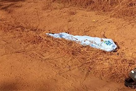 O corpo da vtima foi encontrado s margens de uma estrada de terra 
