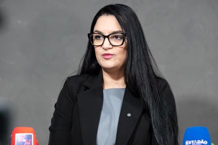 A vereadora e primeira-dama de Cuiab, Samantha Iris 