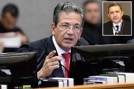 O corregedor Mauro Campbell Marques, que votou pela abertura de PAD contra Joo Ferreira Filho (no detalhe) 