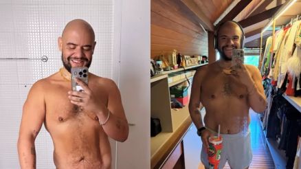 Gominho posta selfie nu nas redes sociais