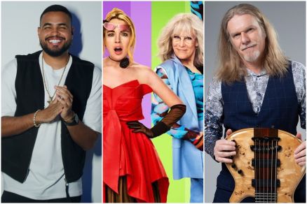 Yan, Lindsay Lohan e Jamie Lee Curtis, e Humberto Gessinger