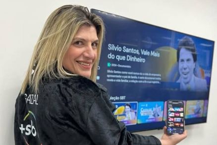 Carolina Gazal criou +SBT, plataforma de streaming lanada em agosto de 2023