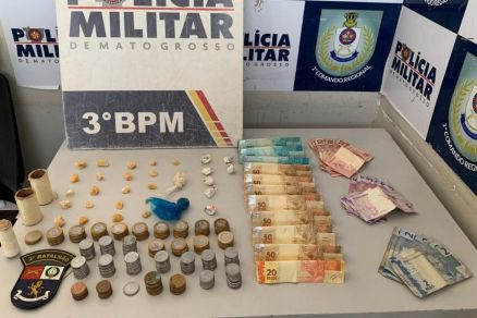 Todo o material ilcito apreendido foi encaminhado  delegacia