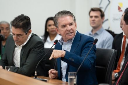 O presidente do TCE-MT, conselheiro Srgio Ricardo, participou da instalao da Cmara Setorial Temtica da ALMT nesta segunda-feira (11)