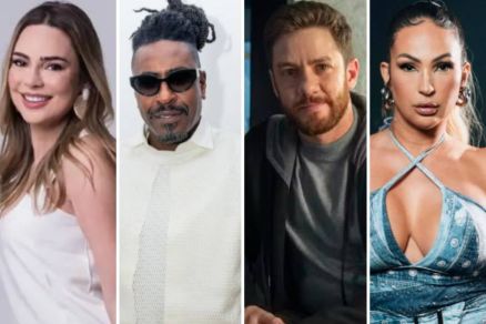 Rachel Sheherazade, Dod Pixote, Leonardo Miggiorin e Valesca Popozuda esto no reality da Band