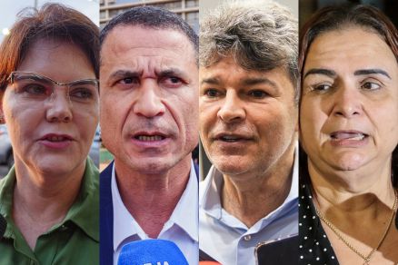 Os polticos Coronel Fernanda, Coronel Assis,Jos Medeiros e Rosa Neide