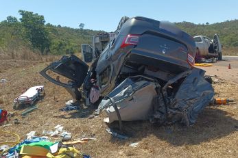 Acidente deixa dois mortos e trs feridos no interior do Estado
