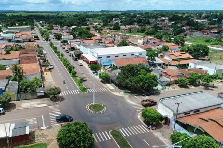 Vista area de Campinpolis, que lidera ranking nacional 