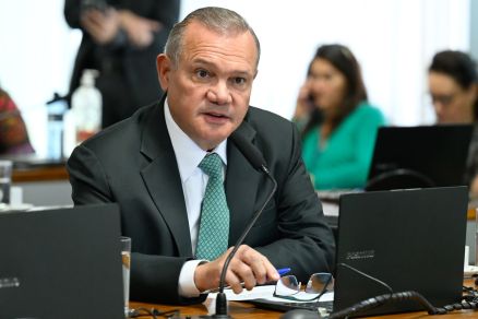 O senador Wellington Fagundes, que falou sobre suspenso da Moratria da Soja