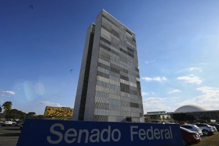 Fachada do Senado Federal, em Braslia