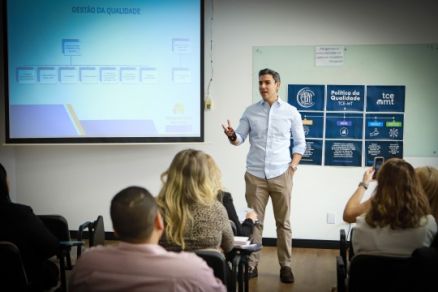 Subsecretrio de Planejamento, Guilherme de Almeida, abriu os trabalhos da auditoria interna