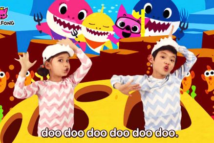Cena do clipe da msica 'Baby Shark'