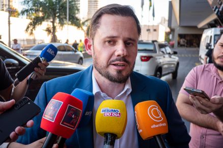 O presidente da Aprosoja MT, Lucas Beber