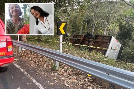 As vtimas  Sueli Maria Bertotto e Isailda Vieira Ramos (no detalhe)