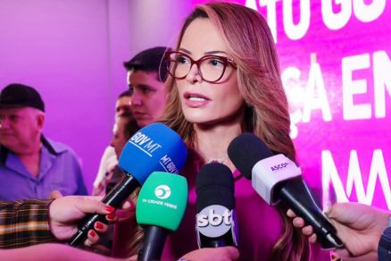 A primeira-dama Virginia Mendes, que teve diagnstico de fibromialgia