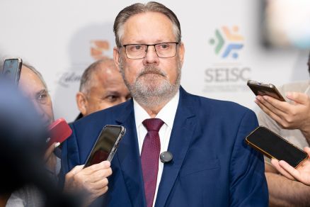 O secretrio de Sade, Gilberto Figueiredo, que lamentou morte