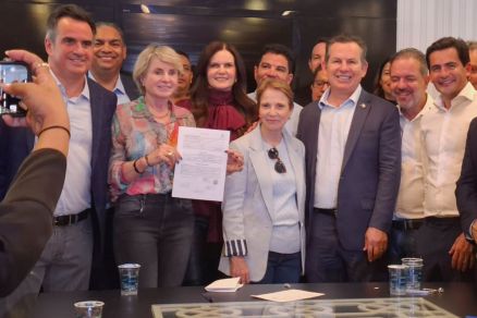 O senador Ciro Nogueira, em visita a colegas em Cuiab