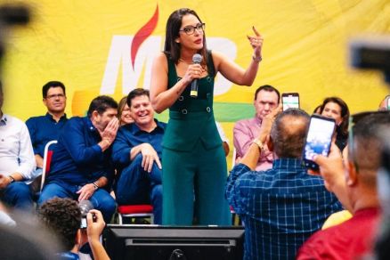 A nova presidente do MDB Mato Grosso, deputada Janaina Riva