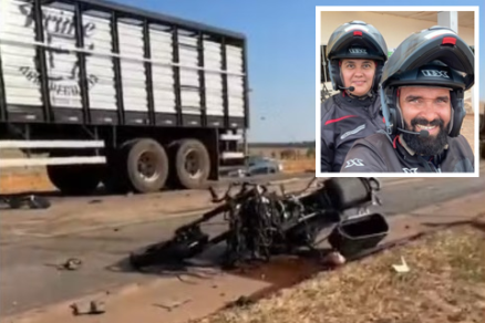 Cristiane Kaiser Munhoz e Paulo Andr� Munhoz morreram em um acidente nesta manh�