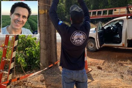 Produtor rural Beto Possamai, preso sob suspeita de furto de energia 